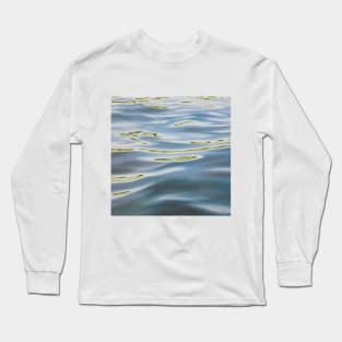 Equilibrium - lake water painting Long Sleeve T-Shirt